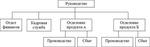 Продуктовая организационная структура  1