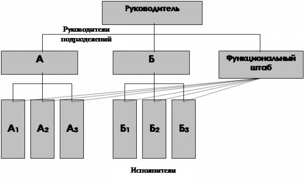 Линейно функциональная организационная структура 1